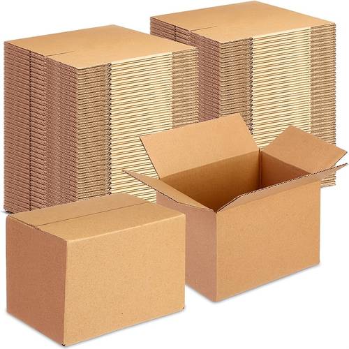 20pcs high hardness corrugated cardboard mailing boxes for shipping packaging moving and storage in multiple sizes