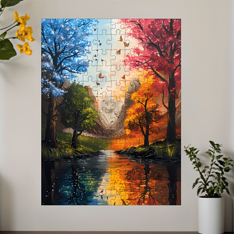 Four Seasons Tree of Life Jigsaw Puzzle