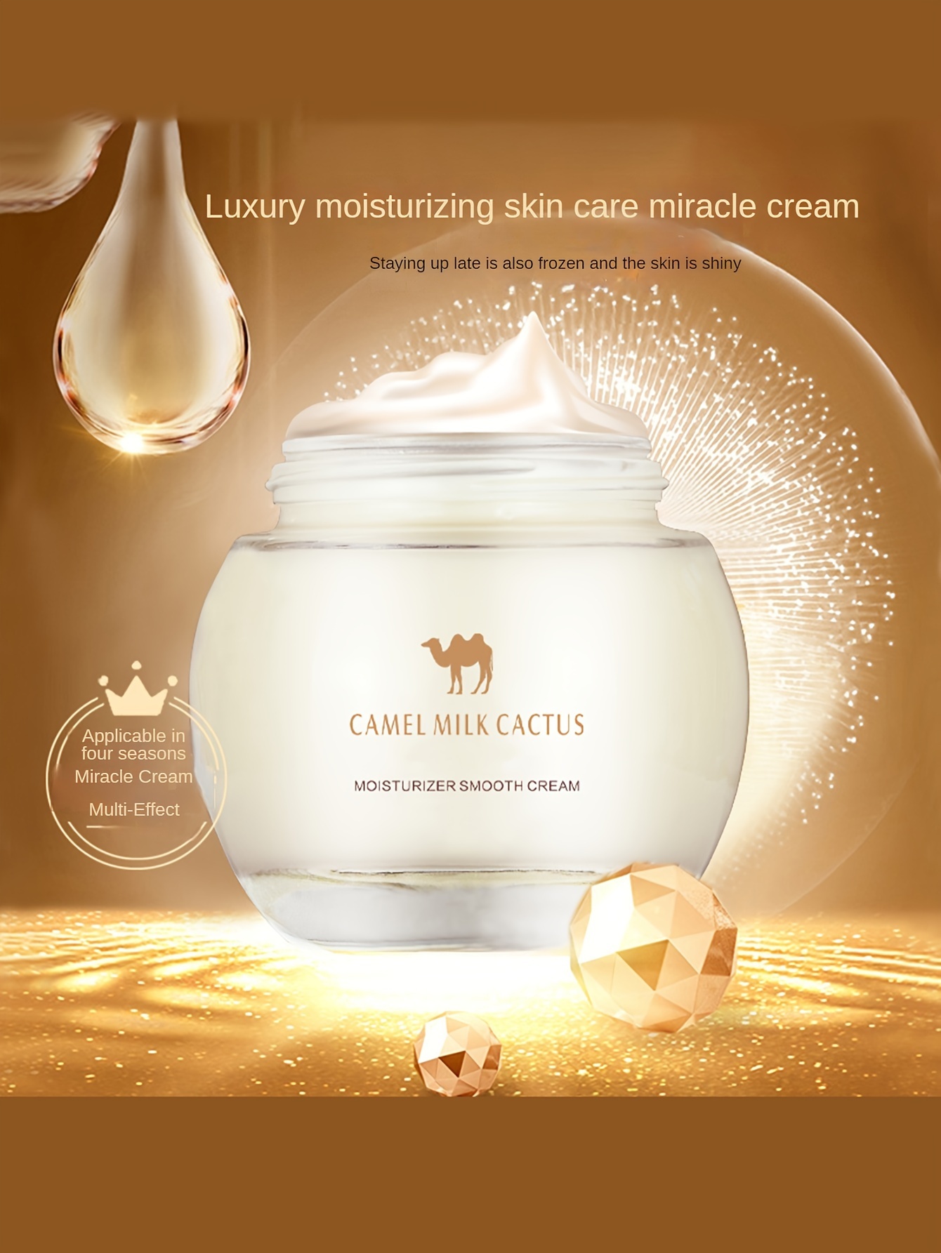 Crema Hidratante Leche Camello Crema Facial Hidratante Crema - Temu