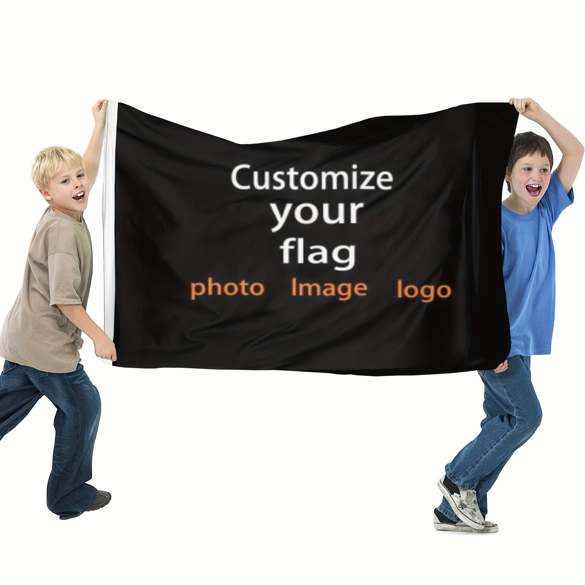 

Single-sided Flag 3x5 Feet, Suitable For Outdoor Use - Your Own Text//photo Single-sided Customized Flag With Brass Rope Ring Customized As A Gift Personalized 3 Sizes