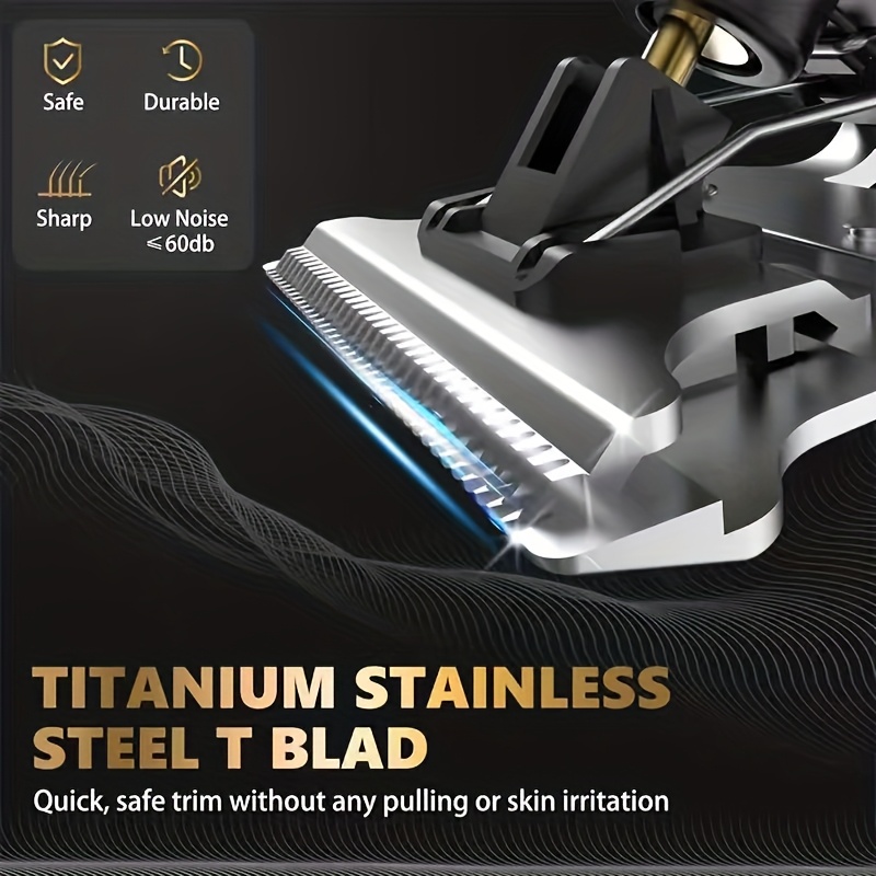 Professioneel draadloos elektrisch scheerapparaat voor heren