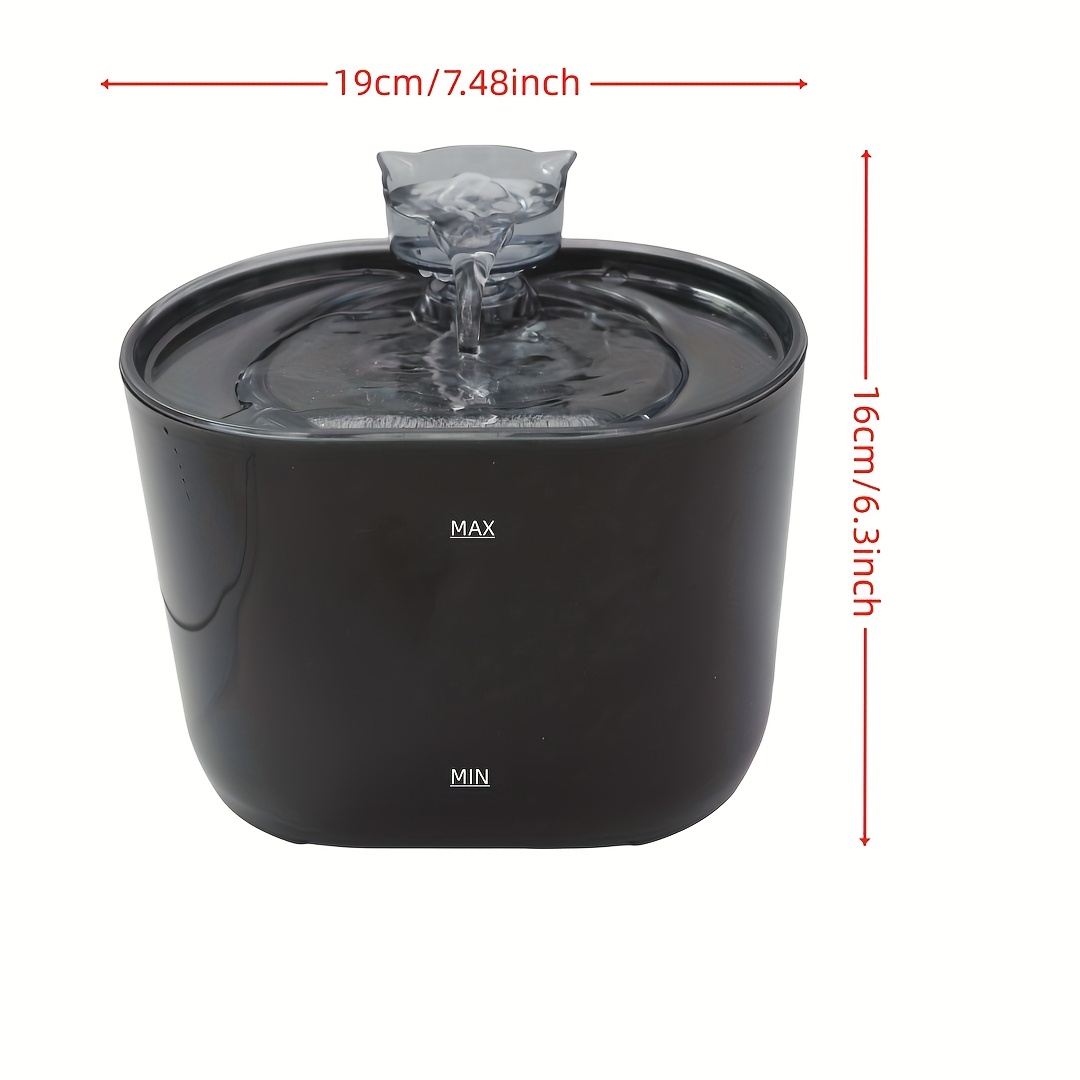 Image of 74.39 Oz/2.2 , Water Dispenser Intelligent Pet Fountain Water Dispenser Automatic Circulation And Filtration, Universal Machine For Cats And Dogs, Without Battery
