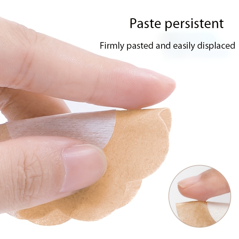 20pcs/50pcs/100pcs Disposable Nipple Patch Anti-Bump Sticker Summer Anti-Walking Patch Invisible Breathable Anti-Allergic Chest Patch Female Wedding Dress Dance Student Marathon Sports Running Anti-friction Nipple Patch Summer