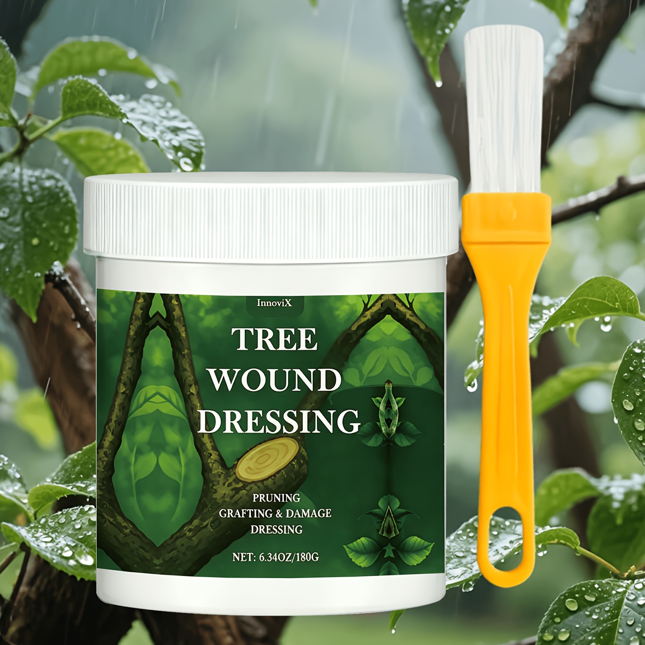1pc Tree Grafting Sealing Dressing Suitable For Fruit Tree Grafting, Pruning Treatment, Grafting Paste For , Gardens, Hobbyists & Commercial Use - Rustic Style For & Cut