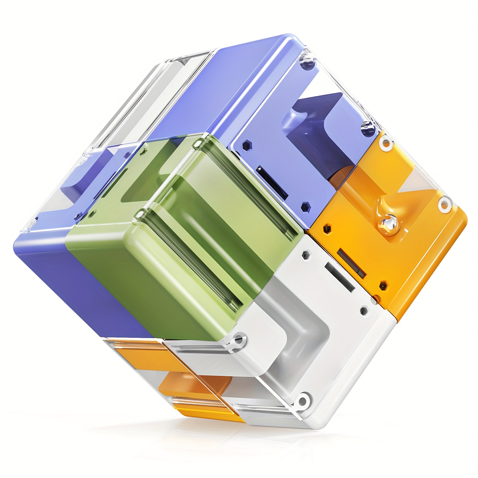 Image of 3d Maze Cube, Educational Toy Kids Teaser Toys, Birthday Party Favors, Suitable 3+, Accessory Colors May
