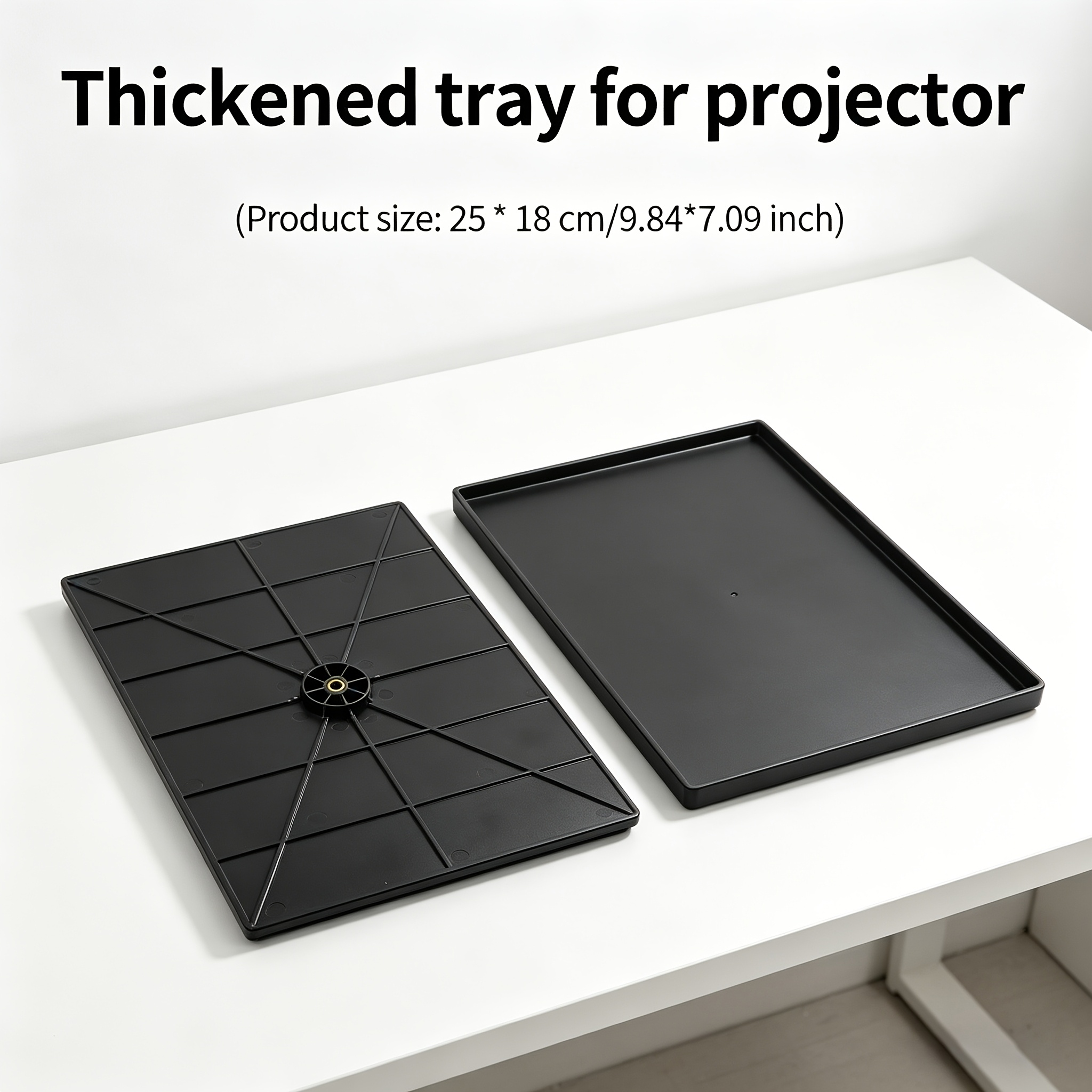 TEMU Projector Tray Stand Sold Separately. No Drilling Required For Installation. Height Adjustable. Laptop Stand. Metal Construction. Suitable For