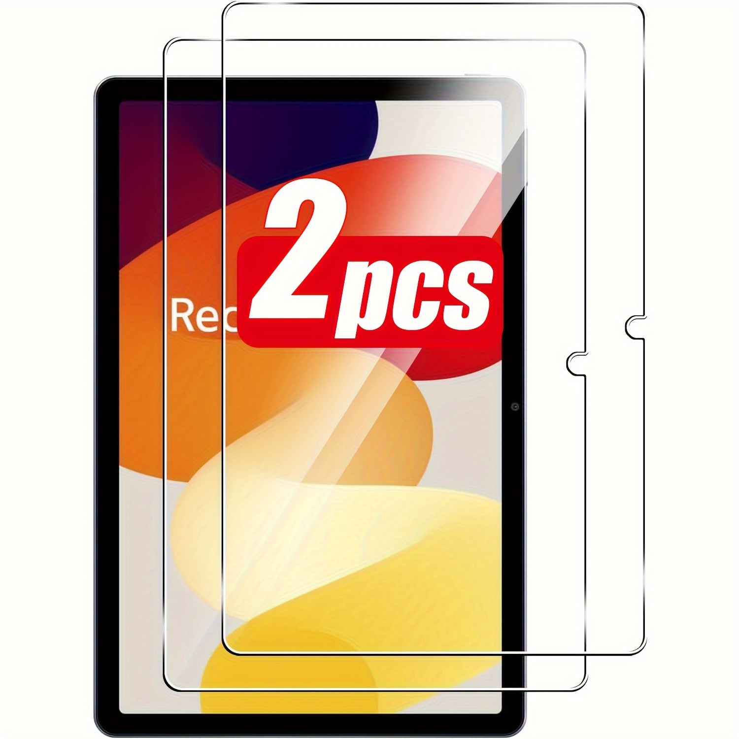 

2pcs 11" Screen Protector For Xiaomi Pad Se, 9h Hardness Tempered Glass, -resistant, Case-friendly, Display Guard