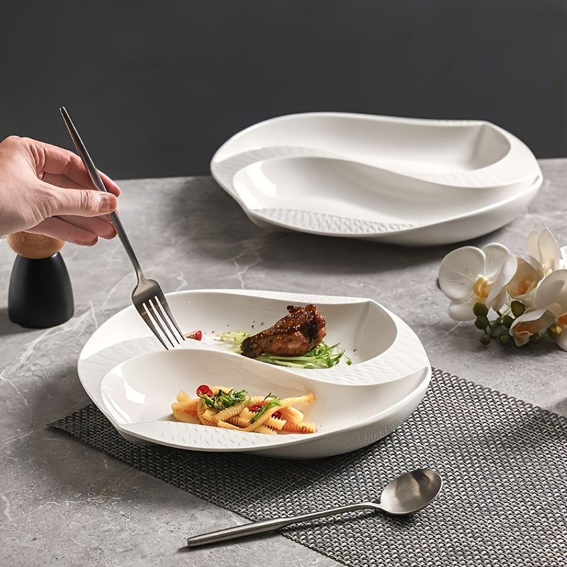 Melamine Bowls Crofton Melamine Plates Divided White Melamine - Main Image