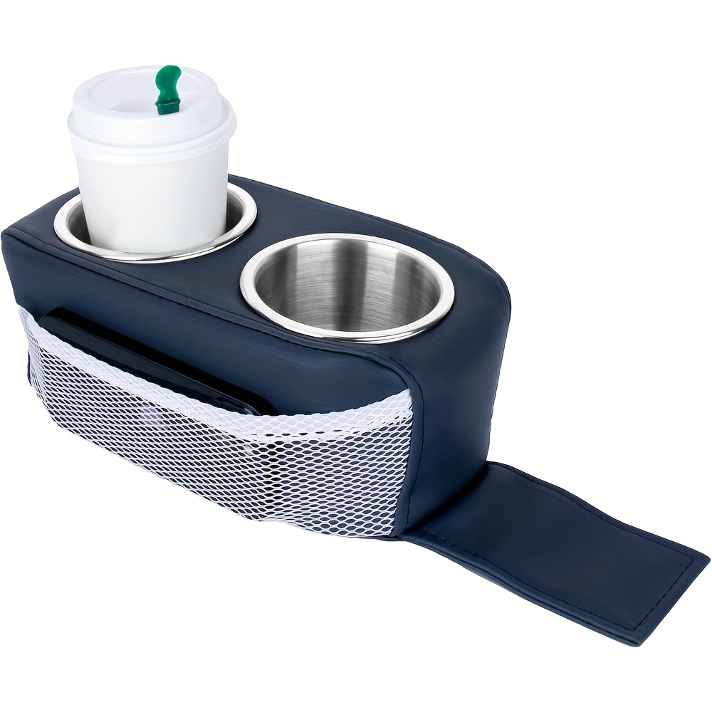 Stainless steel pontoon cup holder, car cup holder, boat seat cup holder,  double beverage holder, portable beverage mobile phone holder, suitable for  pontoon boat sofa, RV sofa, car back seat