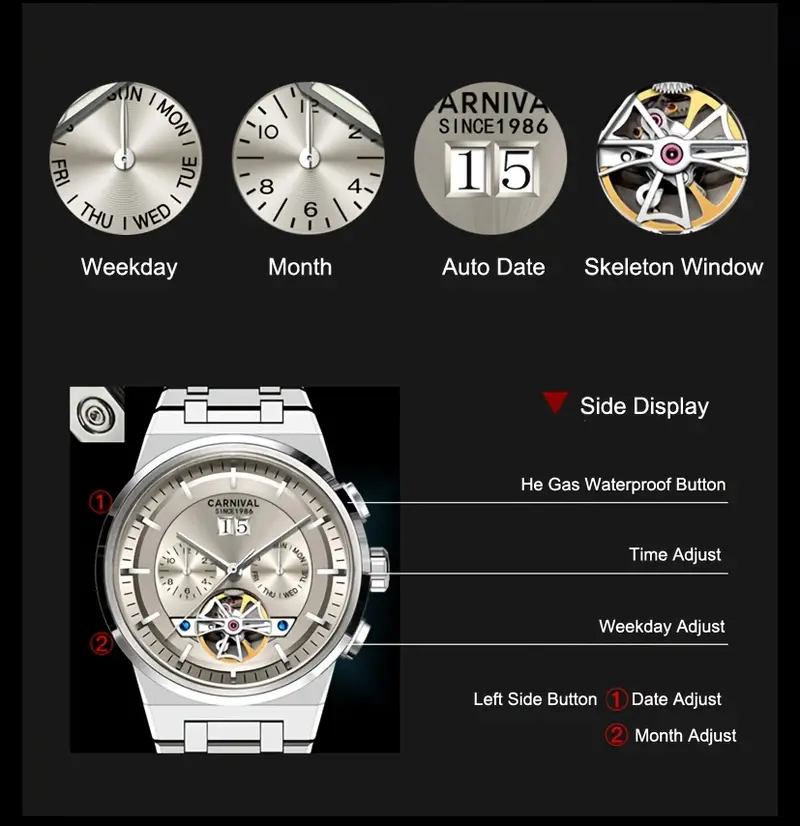 mens display 50m and steel details 10