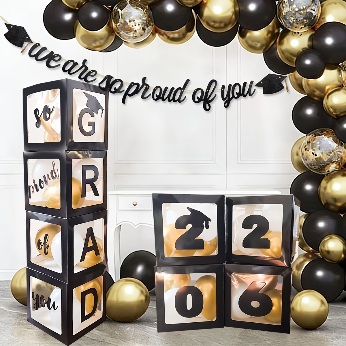 graduation party supplies sold on Temu United States