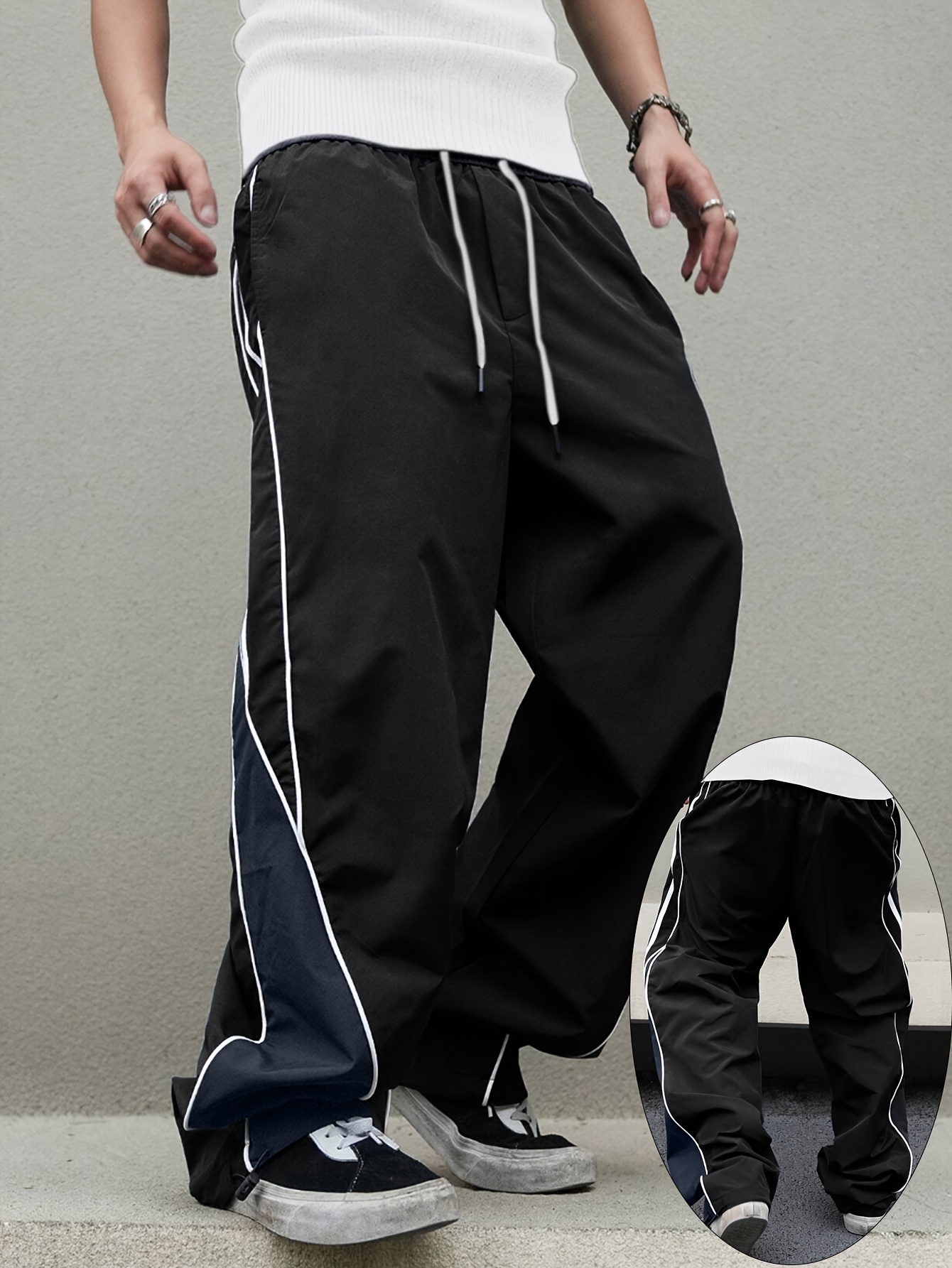【BAON】[unisex] Kitoni Banding Wide Jogger Pants BAON】[unisex] Kitoni Banding Wide Jogger Pants ZW X GW Wide