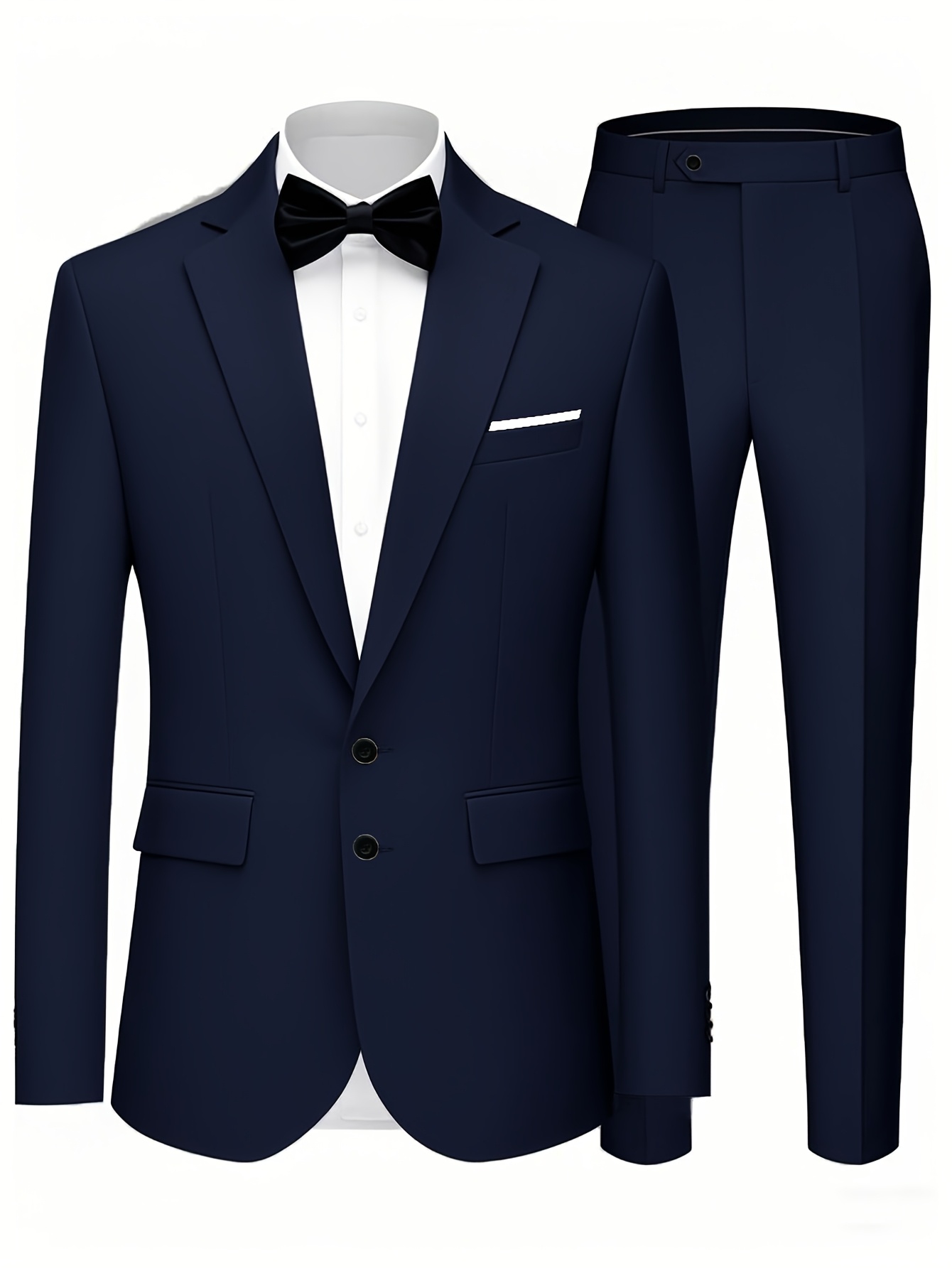 a luxurious classic mens solid color suit set featuring a lapel jacket and trousers regular fit long sleeves and a traditional silhouette   weddings and business meetings made from high quality fabric for   and stylish desig details 1