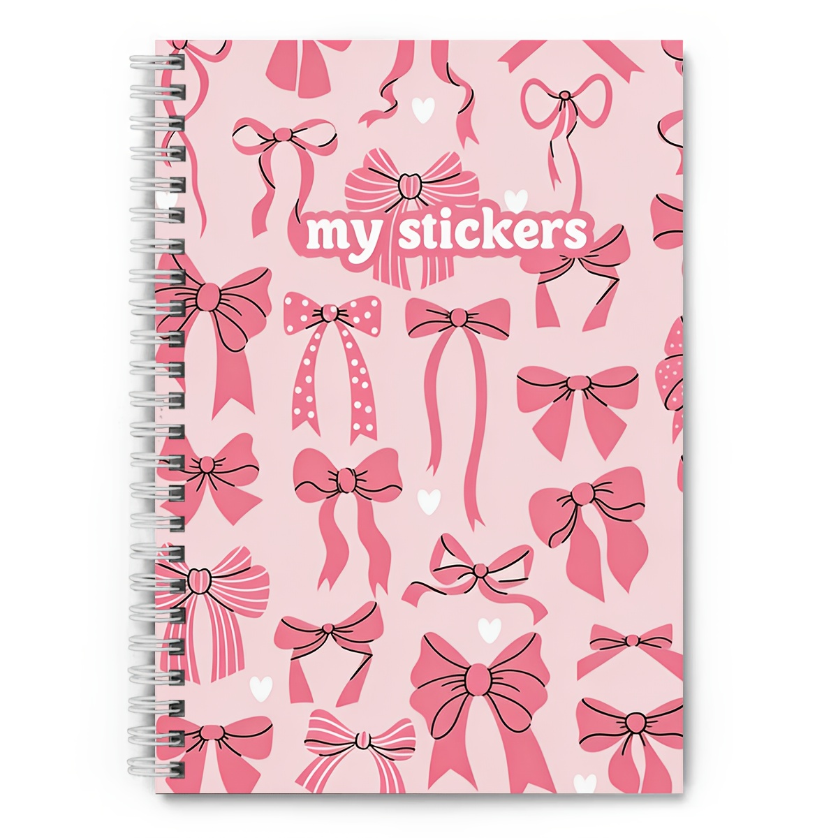 TEMU 1pc Reusable Sticker Book Pink, Cute Sticker Book, Reusable Sticker Album, Sticker Collection Book, Sticker Release Notebook, Sticker Journal,