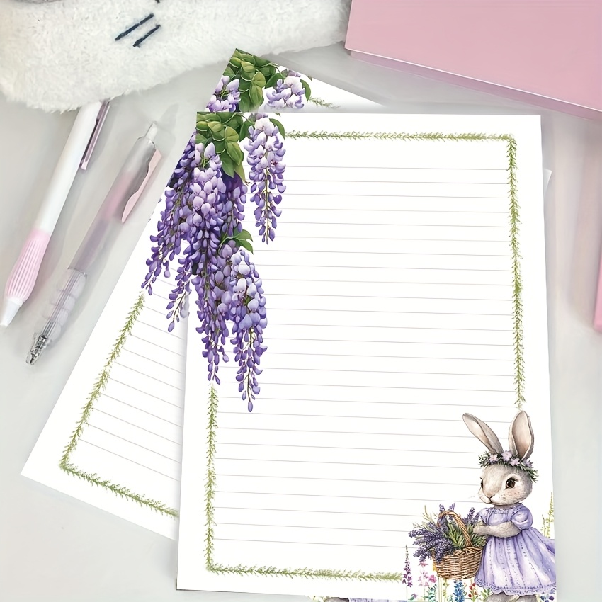 

B5 1 /25sheets, 1 /50sheets Rabbit 2, Horizontal Pad - Tearable Non-sticky, , Study , , Diary,