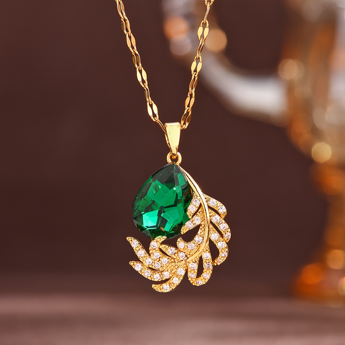 Green Olive Martini Pendant Necklace For Women | Olive Martini Pendant Necklace For Women Olive Martini Cocktail Necklace For Women Martini Jewelry Gift For Women 13928679