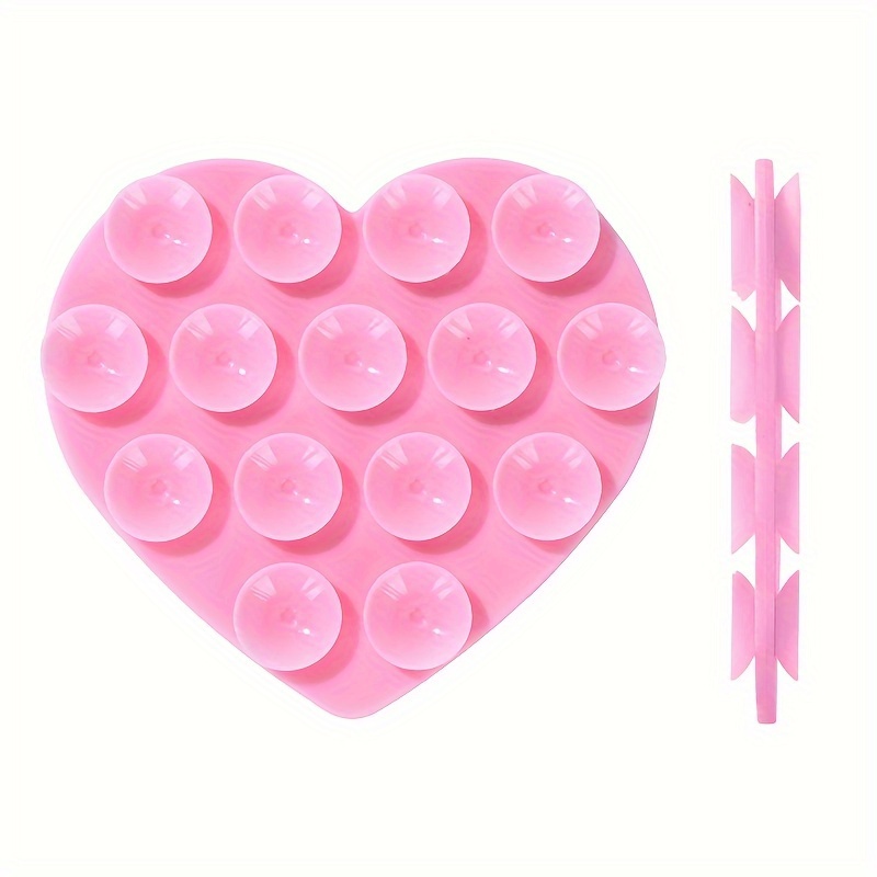 1pc Multi-functional Punch-free Household Strong Mobile Phone Double-sided Suction Cup Sticker Silicone Suction Cup