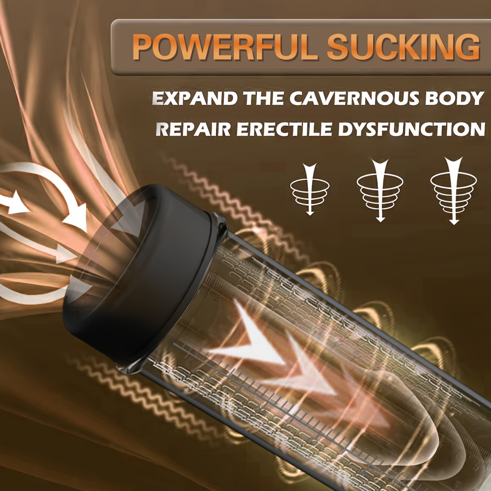 LEALUXES Automatic Male Penis Masturbator with 9 Suction Settings & 9 Masturbation Modes - USB-Powered, Rechargeable Lithium Battery, 19.81cm, Ergonomic Design for Male Penis Training