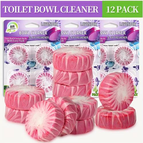 12 16 pack automatic toilet cleaner tablets for home hygiene powerful toilet bowl cleaners for tough stains long lasting deodorizing