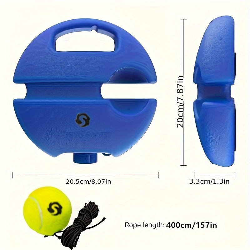 complete tennis training set for beginners racket automatic ball rebounder and rope ideal gift for outdoor sports enthusiasts perfect christmas of polypropylene Product details 3