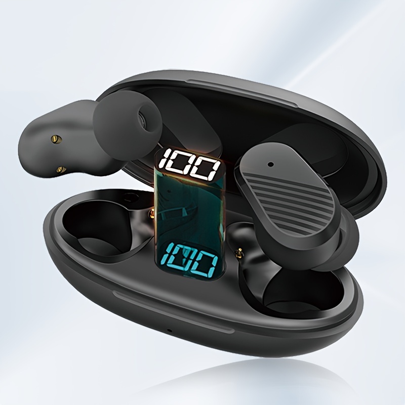  Auriculares inalámbricos Bluetooth con cancelación activa de  ruido auriculares inalámbricos auriculares intraurales con funda de carga  IPX7 impermeable para iPhone Android, llamadas de juegos de música (blanco)  : Electrónica