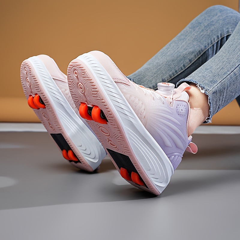 Casual Sneakers Skechers Retractable Roller Shoes Wheel Shoes