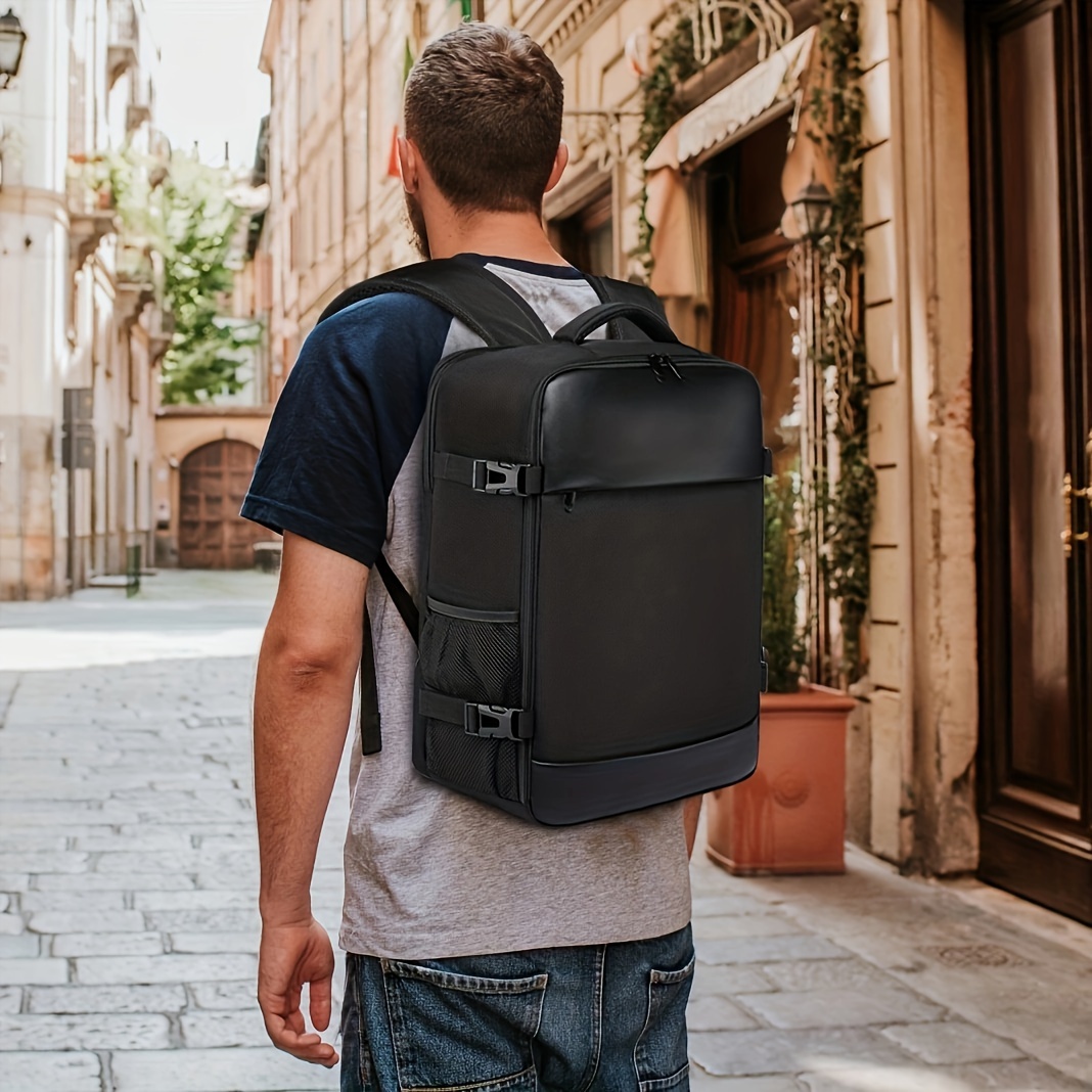 carry on bag small travel tote backpack multi functional pack flight case suitable for 14 inch and 15 6 inch laptops casual airline approved underseat bag backpack outdoor hiking sports details 9