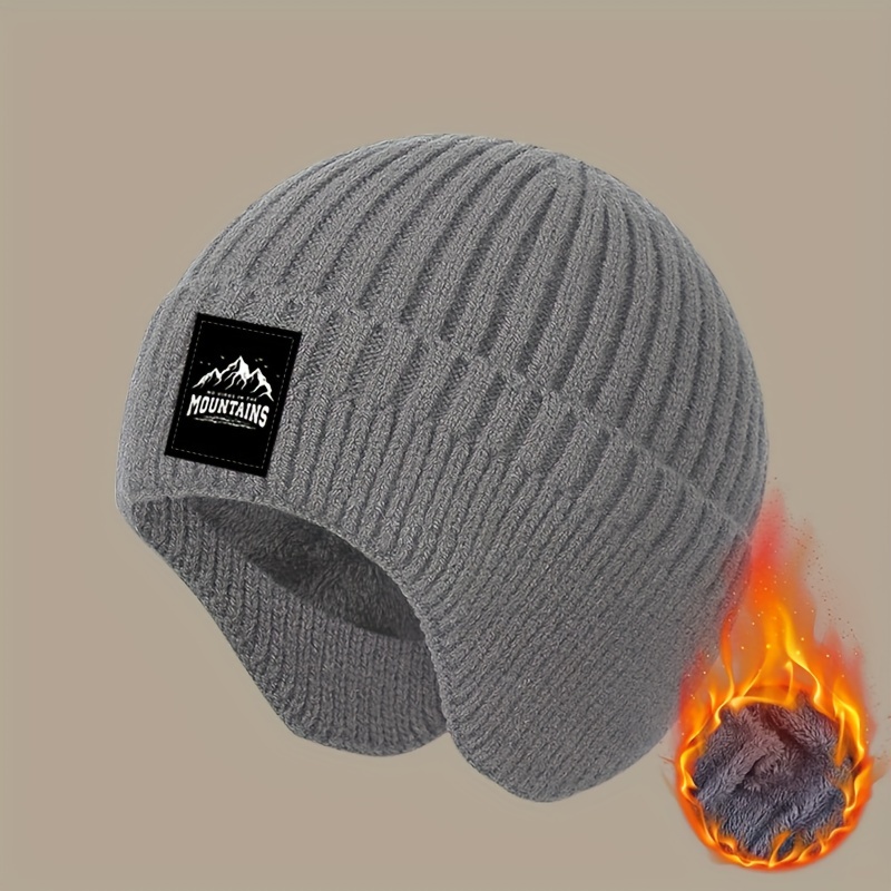 New Hat Iceberg Winter Versatile Men And Women Outdoor Cold Protection Fleece Thickened Knitted Hat