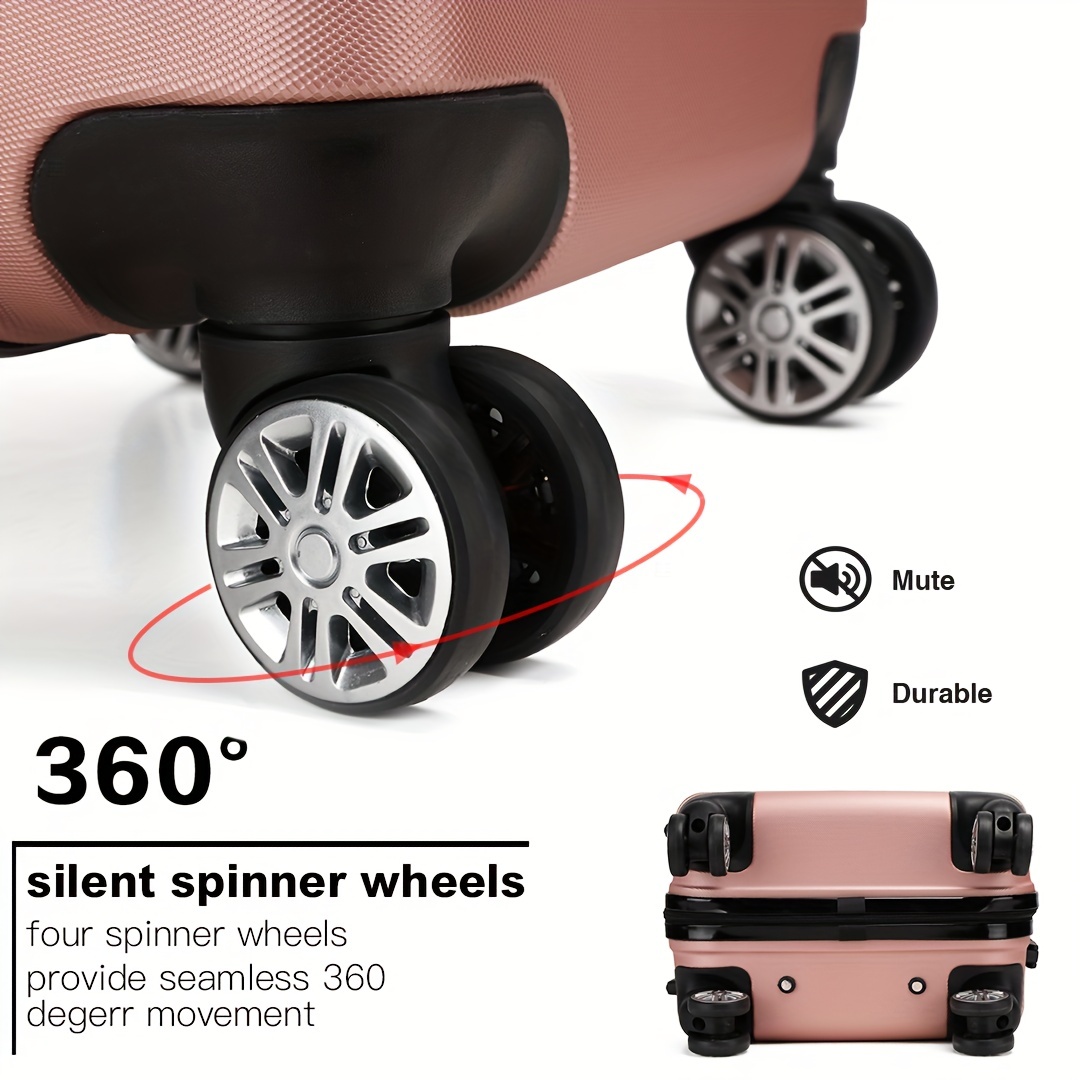 20-Inch Large Capacity Carry-On Luggage with Spinner Wheels
