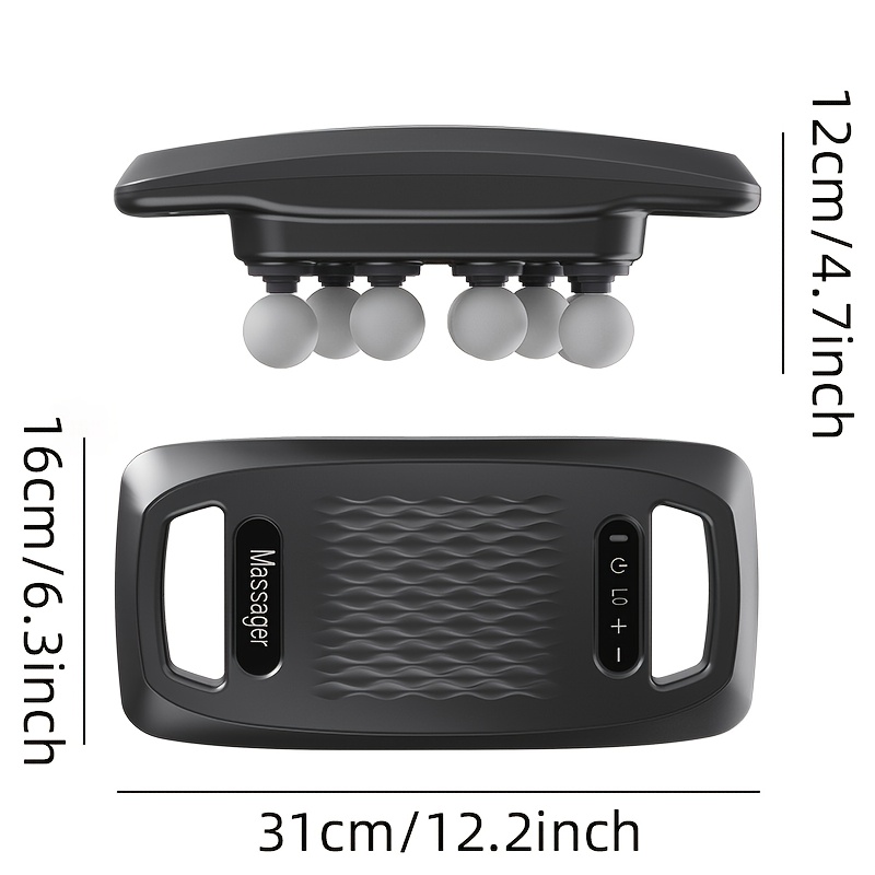 1pc professional ten head percussion massage gun usb rechargeable deep tissue muscle relaxation tool 9   levels noise reduction whole body applicability 2000mah lithium battery