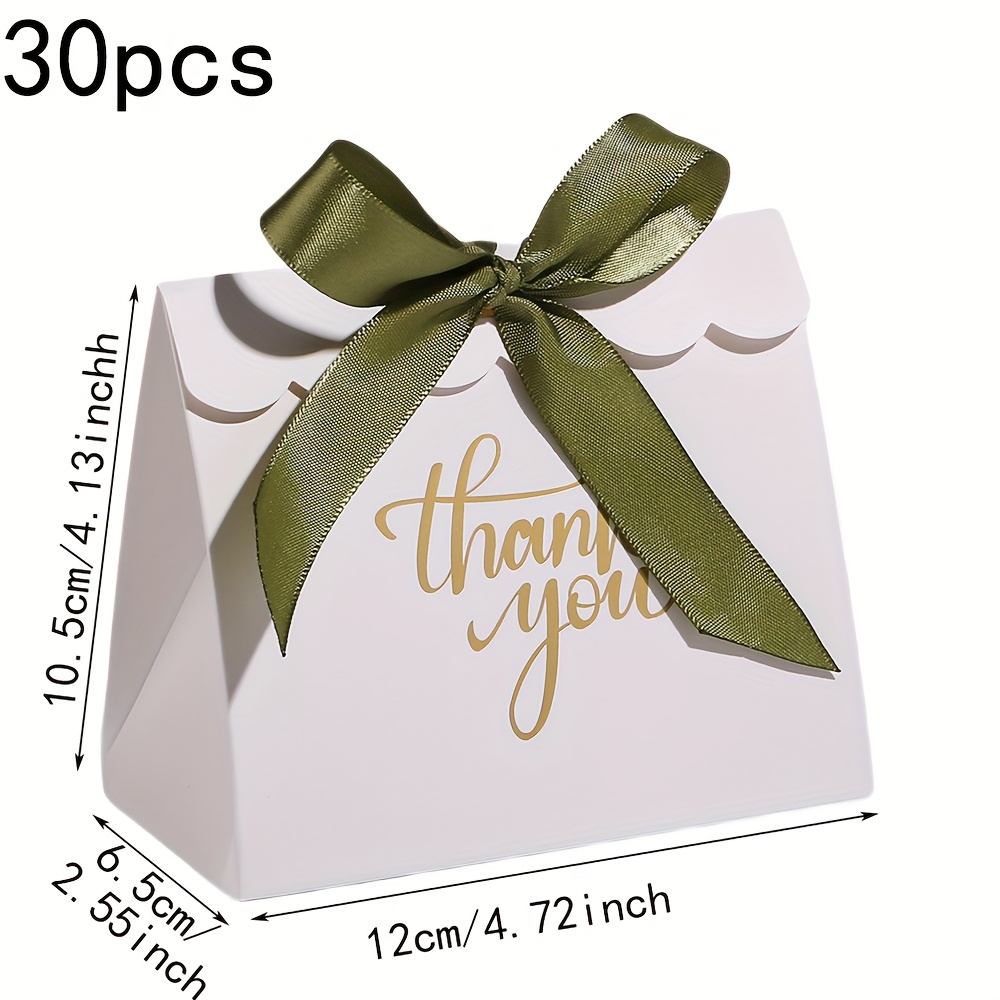 TEMU 30pcs/pack Christmas Creative Thank You Gift Boxes, Halloween Party Supplies Packaging Boxes, Wedding Favor Boxes, Birthday Party Small Gift