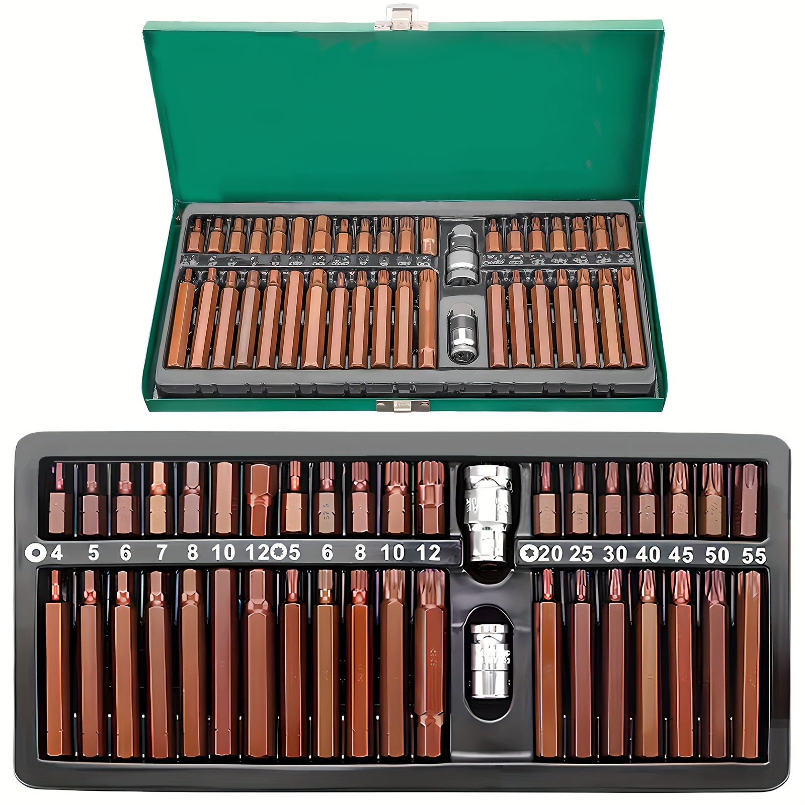 TEMU 40pcs Automotive Repair Tool Set With Hex Socket Wrench Set, Automotive Repair Tools, , And -point