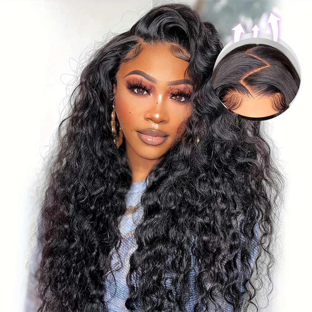 

200% Put On And Go Wig 5*6 Pre Everything Water Wave Glueless Wig Pre Plucked With Baby Hair For Women Natural Look And Feel