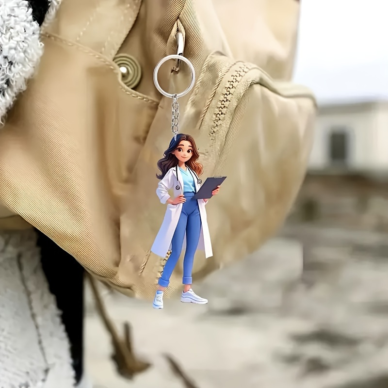 

- Keychain - Christmas & Halloween , Diy Personality , Non-textile Keyring