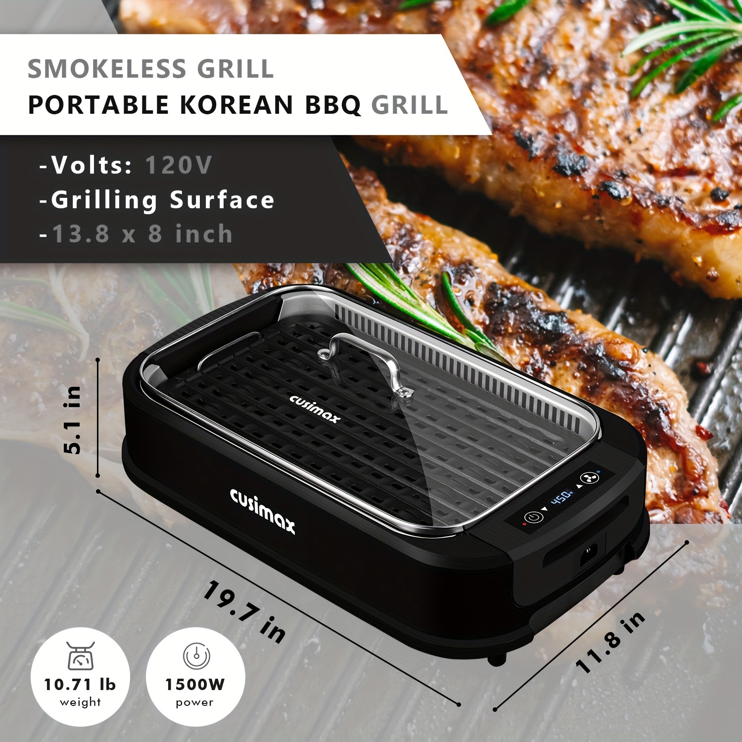 Portable smokeless grill hotsell