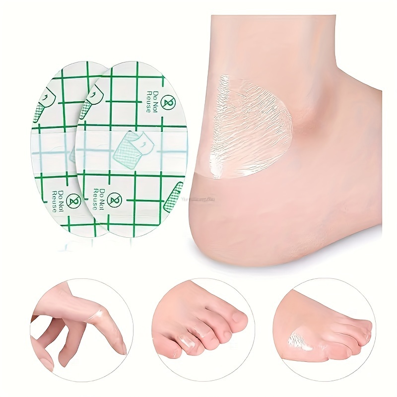 

40pcs Self-adhesive Foot Heel Stickers, Anti-friction Patches For High Heel Wearers, Wear-resistant Foot Care Stickers