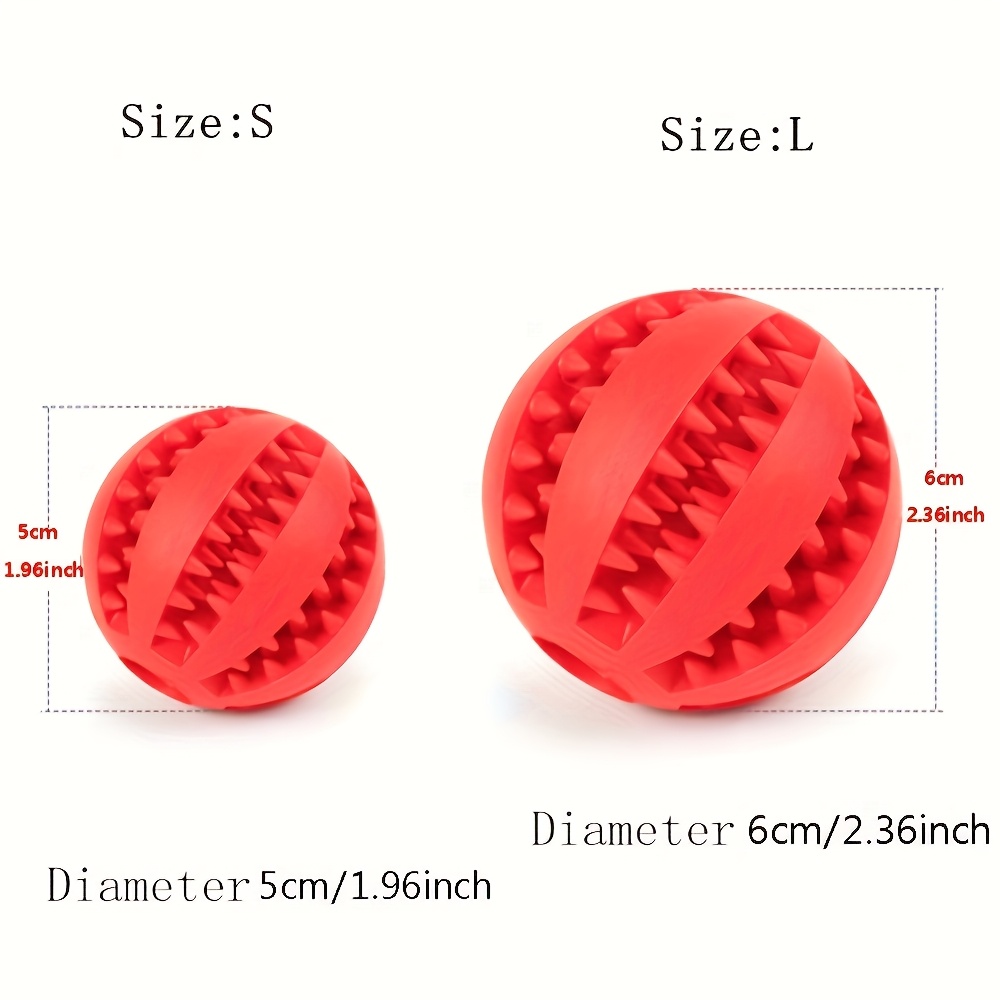 funbite chew ball balls for interactive play food dispenser molar teeth cleaning mental stimulation and long lasting entertainment for your furry friend without battery Product details 0