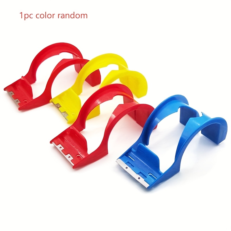 

Abs Handheld Packing Tape With Sharp Teeth Cutter, Random Color Packaging Tool For Sealing