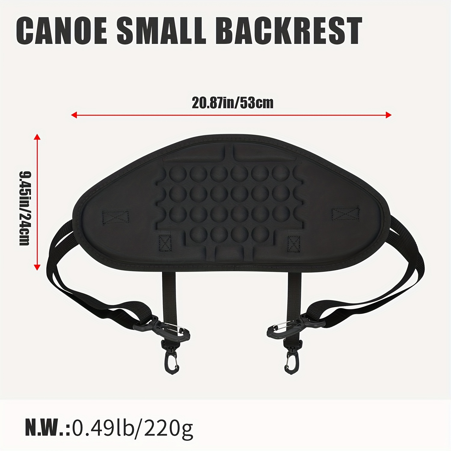 Temu – TEMU Koetsu Kayak Backrest With 4 Fixing Buckles Support Seat For Kayaks And Paddle Boards