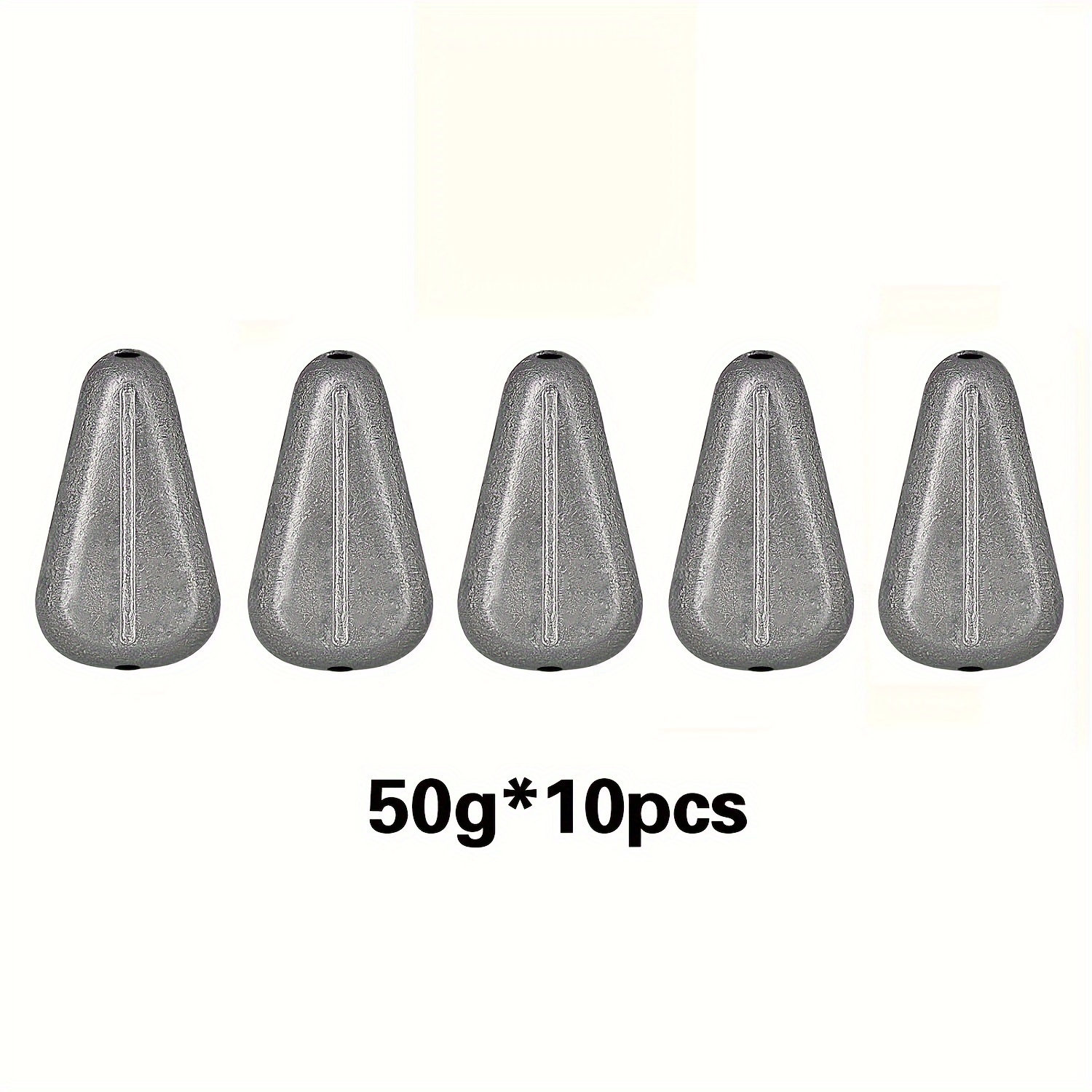 Fishing Accessory Set Weight Block Fishing Sinker No Roll Sinker Lead Weight Block Weight Block No Snap Flat Sinker