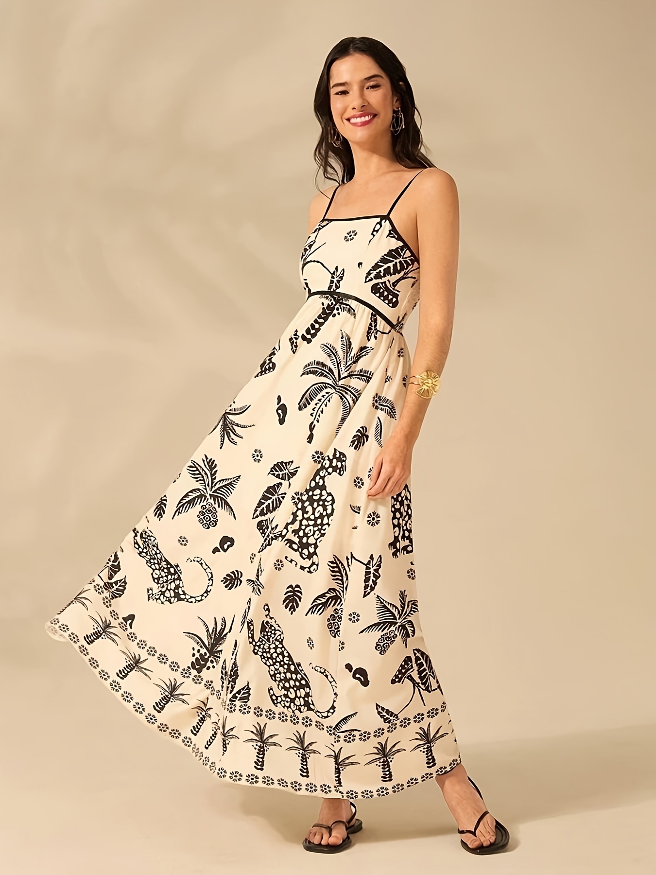 hawaiian formal party dress Maxi Long Cocktail Hawaiian Dress OHIA Black / 2XL main image 1