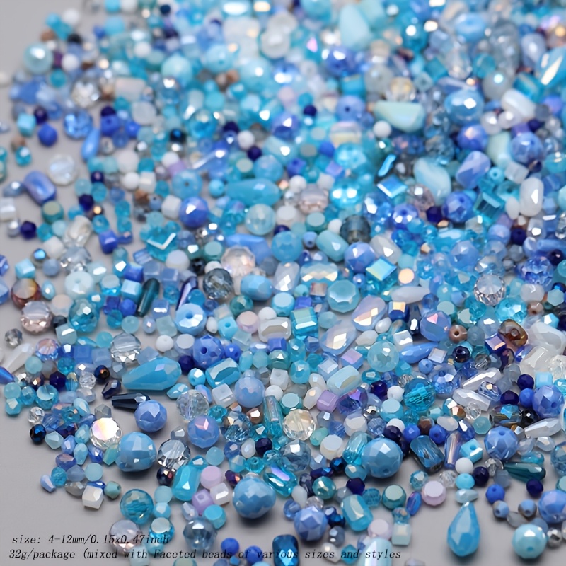 TEMU 32G/Confezione 4-12Mm Nuovo Stile Casuale (Perle a Sfaccettate, , , Rondelle, Perle Twisted, Perle a Secchiello, Perle a Fragola, Perle a Disco)