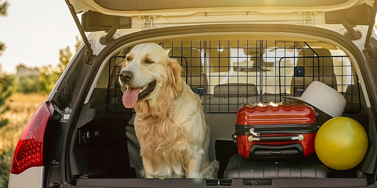 dog car barrier suvs foldable universal fit pet Temu