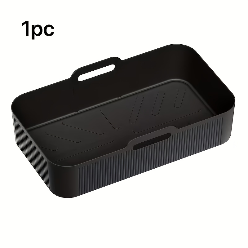 Image of Reusable Silicone Baking Tray For Air Fryer, Suitable For Oven, Steamer And Air Fryer, Perfect For Af500, 10l, Etc. To Perfect Frying Effect, Durable Cooking Tray