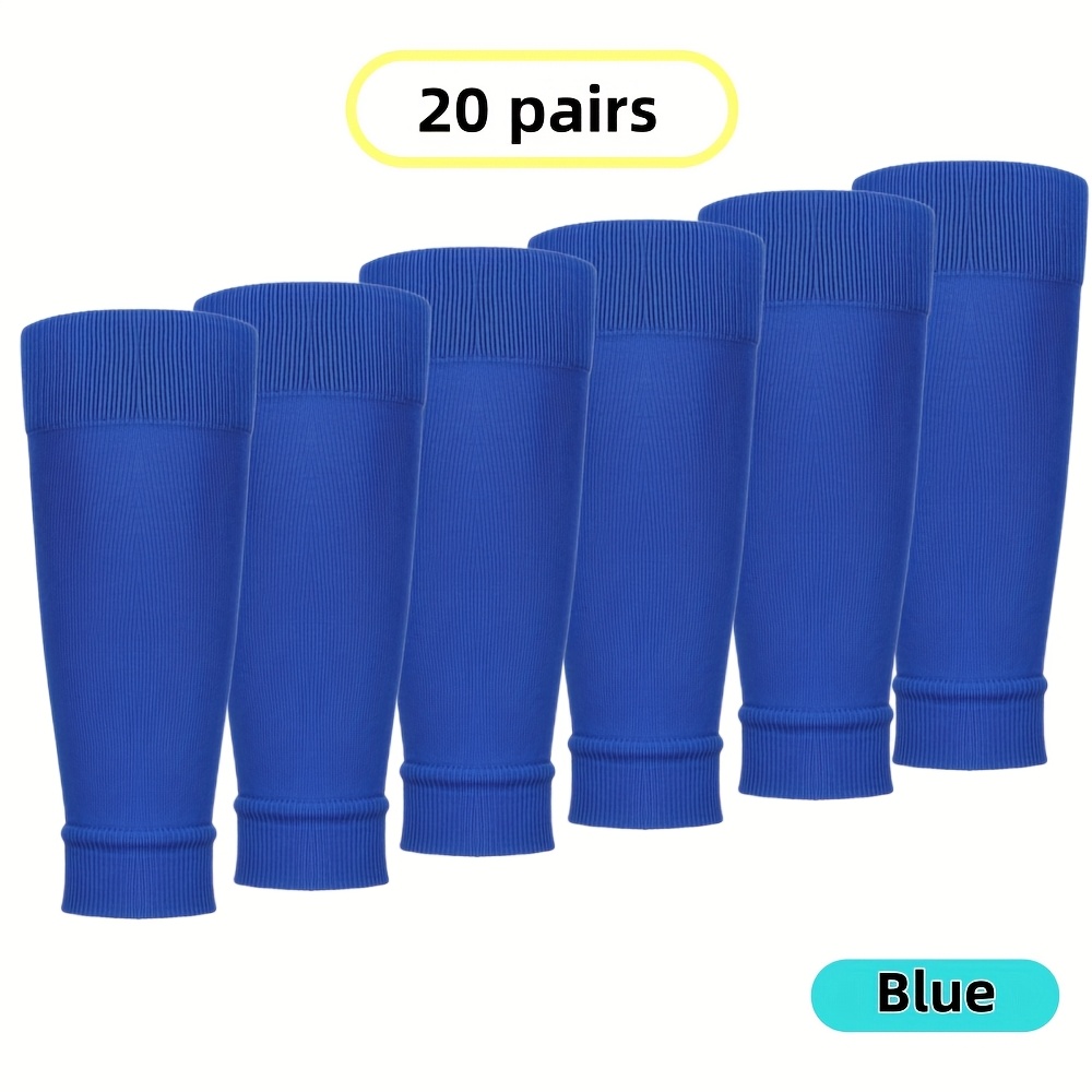 TEMU 20 Pairs Per Pack, In Multiple Colors. Versatile Crew-length Socks Suitable For Sports Including Soccer, Basketball, And Running