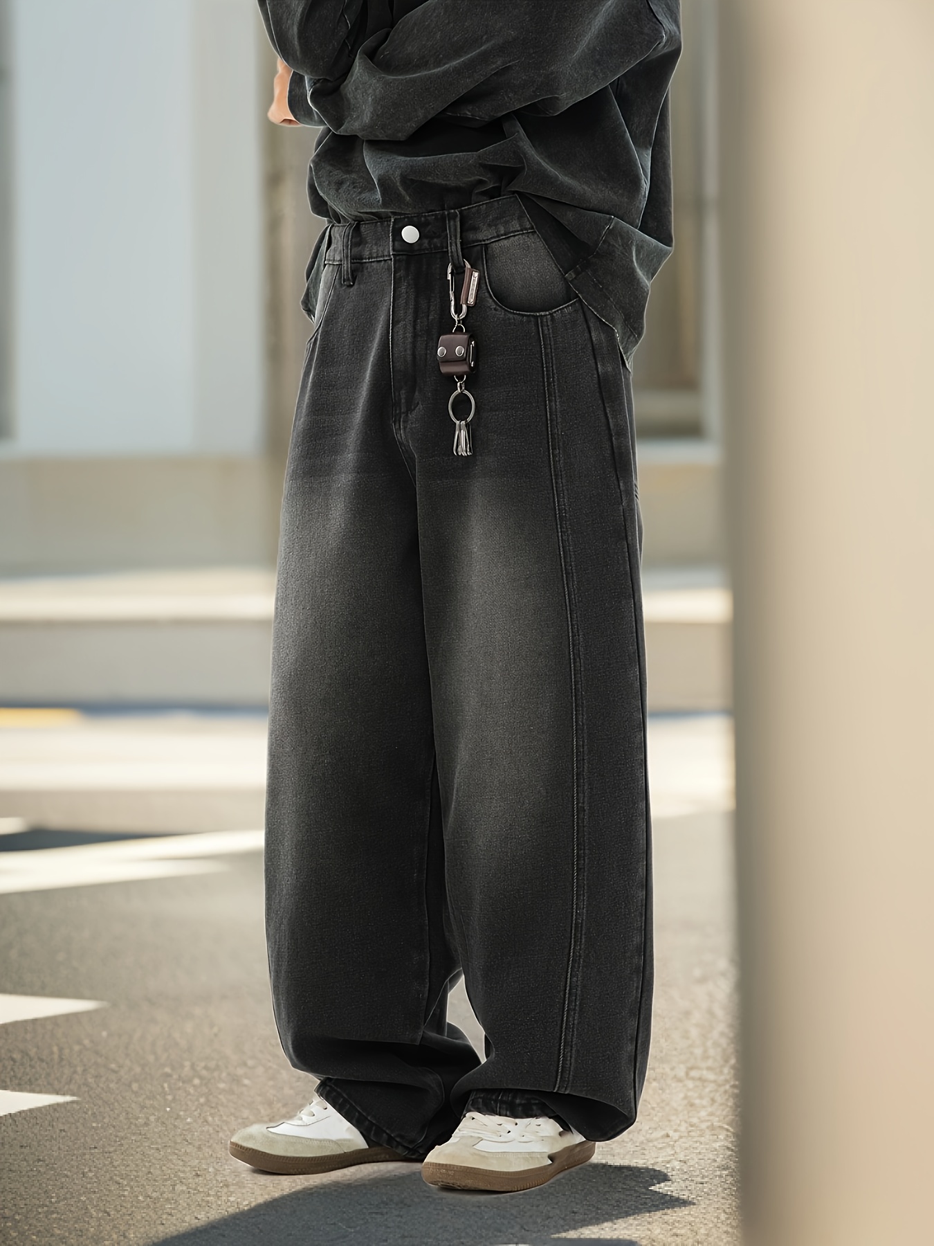 パンツ ovy Japan Black Baggy Denim Pants ovy Japan Black Baggy Denim Pants black OVY Japan Black Washed