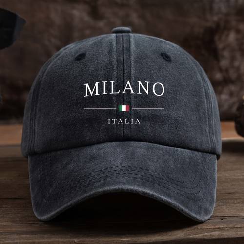 an italian flag print baseball cap for versatile outdoor fashionable snapback hat