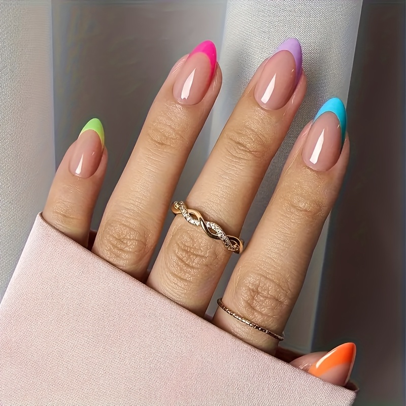 Honey Joy Französische Gelnägel Set – 150 Stück Inkl. X-Coat-Gelspitzen, Basislack & Grundierung – 15 Größen Für DIY-Nagelverlängerung