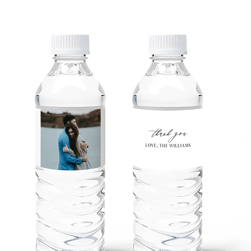 TEMU Personalized Custom Photo And Text Bottle Stickers. Personalized Exclusive Customization: Your Own Photos And Text To Create -of-a-kind Bottle