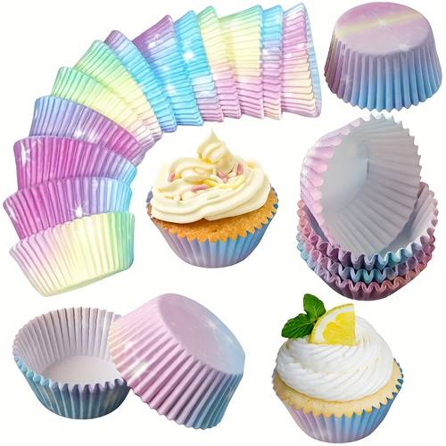 100 stück snow meiniang papierhalter hitzebeständiger kuchenbecher, standard mondkuchenhalter backform dessertbasis, für die gestaltung von ständen, restaurants und takeaway zufallsartikel